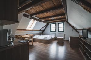 Posteľ alebo postele v izbe v ubytovaní Apartmány Jurica Boží Dar 126