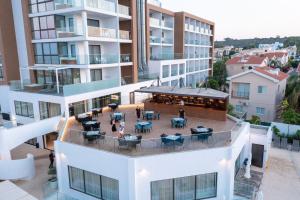 O edifício em que o hotel se localiza