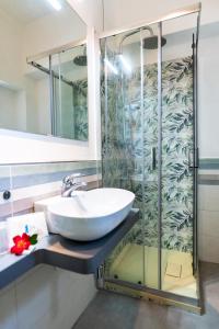 Koupelna v ubytování Hotel Corso