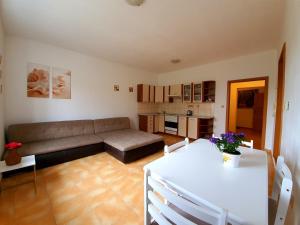 Kuchyň nebo kuchyňský kout v ubytování Apartmán U Slunečnice