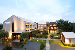 an aerial view of a hotel with palm trees at The Chill at Krabi Hotel in Krabi