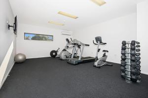 Fitnes oz. oprema za telovadbo v nastanitvi Allure Hotel & Apartments