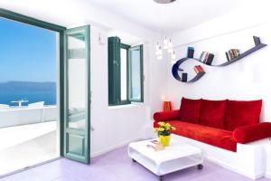 Χώρος καθιστικού στο Avant Garde Suites