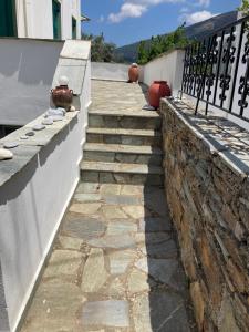 Balkón alebo terasa v ubytovaní AGKYRA Rooms (Love)