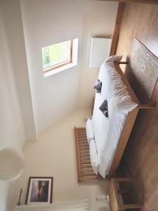 ein Schlafzimmer mit einem Etagenbett in einem Zimmer in der Unterkunft Achill Alantic Dream in Derreen