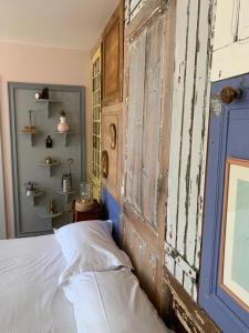 Postel nebo postele na pokoji v ubytování Maison de Mézos