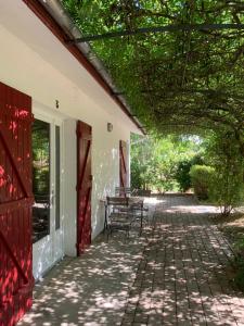 Zahrada ubytování Maison de Mézos