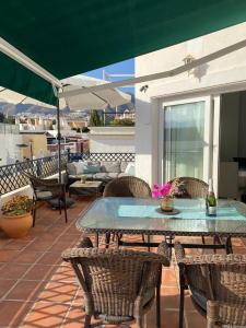 Balkón nebo terasa v ubytování Miramar Nerja - Luxury apartment near Burriana beach with pool