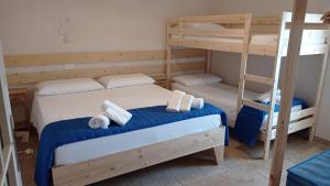 Posteľ alebo postele v izbe v ubytovaní il borghetto in valle d'itria