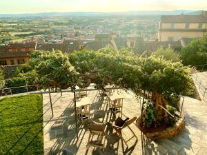 A balcony or terrace at San Michele al Castello