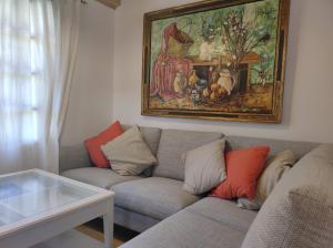 Posezení v ubytování Antigua Casa Chato - tucasaenlospirineos