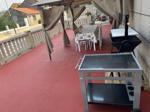 Balkon lub taras w obiekcie Villa Playa Portomayor BUEU