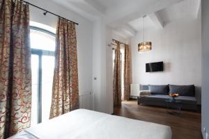 Postel nebo postele na pokoji v ubytování Arena Hotel Samorin