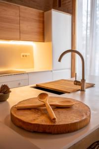 Kuchyňa alebo kuchynka v ubytovaní Loft de diseño cerca del mar
