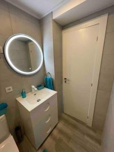 Kúpeľňa v ubytovaní Ferienwohnung Miramar V