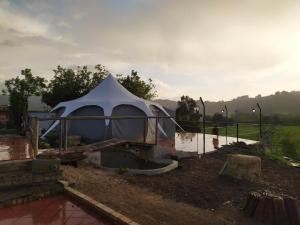 Glamping De Ruana Por Boyacá外面的花园