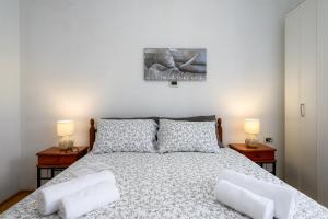 Postel nebo postele na pokoji v ubytování Apartment Paradiz