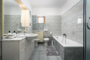 Koupelna v ubytování Apartment Paradiz
