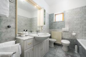 Koupelna v ubytování Apartment Paradiz