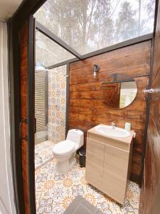 Koupelna v ubytování MAUNA Glamping