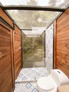 Koupelna v ubytování MAUNA Glamping