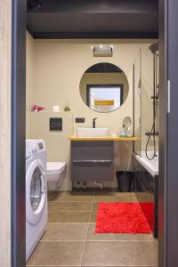 Kúpeľňa v ubytovaní Praktyczny apartament z cichym tarasem