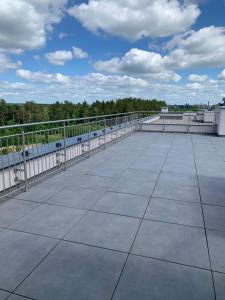 Balkón nebo terasa v ubytování Ukiel Park Green Apartament