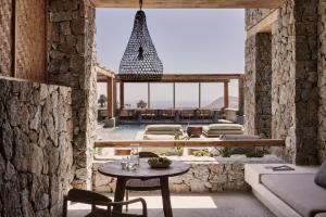 Posezení v ubytování Archipelagos All Suites