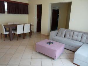 A seating area at Norfolk Towers Serviced Apartment -Nairobi, City Centre CBD