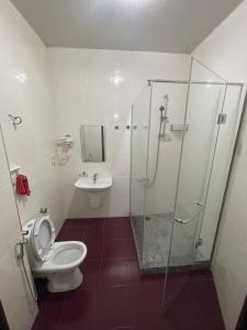 Koupelna v ubytování Batumi centre