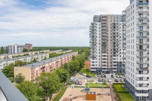 Widok na miasto Gdańsk z tego apartamentu