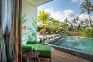 Bazén v ubytování Menzel Ubud nebo v jeho okolí