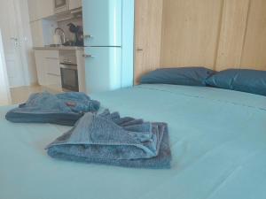Postel nebo postele na pokoji v ubytování Santa-Clara-Blue Horizon. Front Line Apartment
