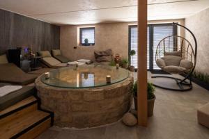 Posezení v ubytování Apartmány Na Lánech