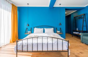 Postelja oz. postelje v sobi nastanitve Hotel Darchi Kazbegi