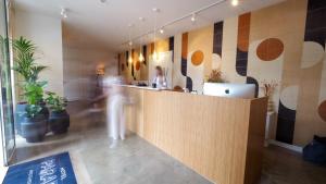 Móttaka eða anddyri á Hotel Paradis Zandvoort

