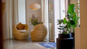 Uma área de estar em Hotel Paradis Zandvoort