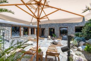 Hôtel de Verbier SUP的休息区