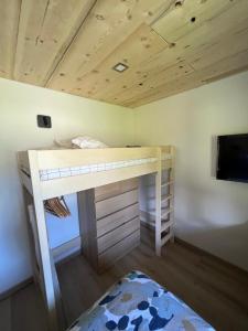 Posteľ alebo postele v izbe v ubytovaní Le Sapin B19 Megeve - Demi Quartier