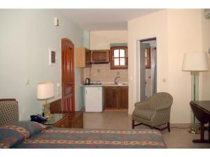 Kuchyň nebo kuchyňský kout v ubytování Corfu Club Standard Apartment 1