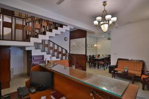 Istumisnurk majutusasutuses Chithirapuram Palace