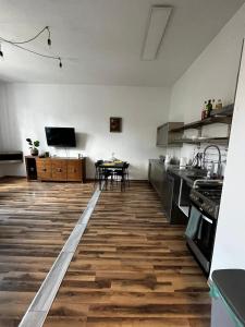 Kuhinja oz. manjša kuhinja v nastanitvi Kamienica4