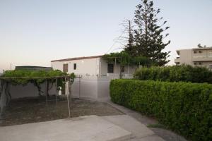 A garden outside Seafront Villa Eirini
