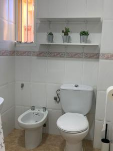 Koupelna v ubytování Apartamento El Cantal