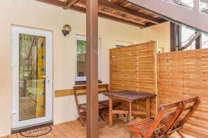 Patio nebo venkovní prostory v ubytování Vila Nendrė