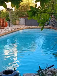 Bazén v ubytování L'oasis paisible nebo v jeho okolí
