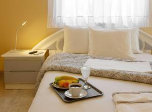 A bed or beds in a room at Villa with Private S Pool-Theologos by GHH