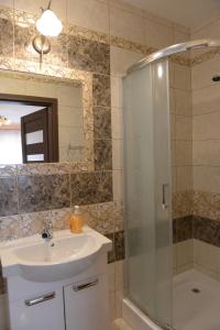 Kúpeľňa v ubytovaní Hotelik Pod Lwami + 10 fotografií