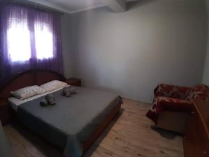 Postel nebo postele na pokoji v ubytování Γιώργος και Εύα