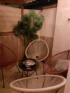 Część wypoczynkowa w obiekcie Bordeaux Chartrons superbe T2 avec terrasse